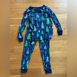 Little Sleepies 3T Blue Merry & Bright